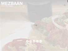 Tablet Screenshot of mezbaanrestaurant.com